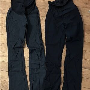 a:glow Black maternity pants